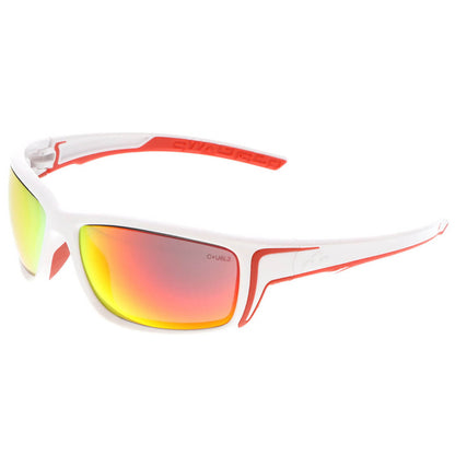 MCR Safety Swagger SR4 Safety Glasses with White Frame and Fire Mirror Lens
