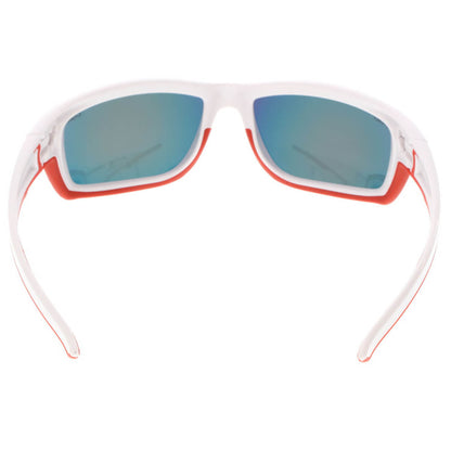 MCR Safety Swagger SR4 Safety Glasses with White Frame and Fire Mirror Lens