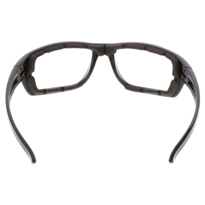 MCR Safety Swagger SR5 Foam-Lined Safety Glasses with Black Frame and Clear Anti-Fog Lens