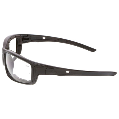 MCR Safety Swagger SR5 Foam-Lined Safety Glasses with Black Frame and Clear Anti-Fog Lens