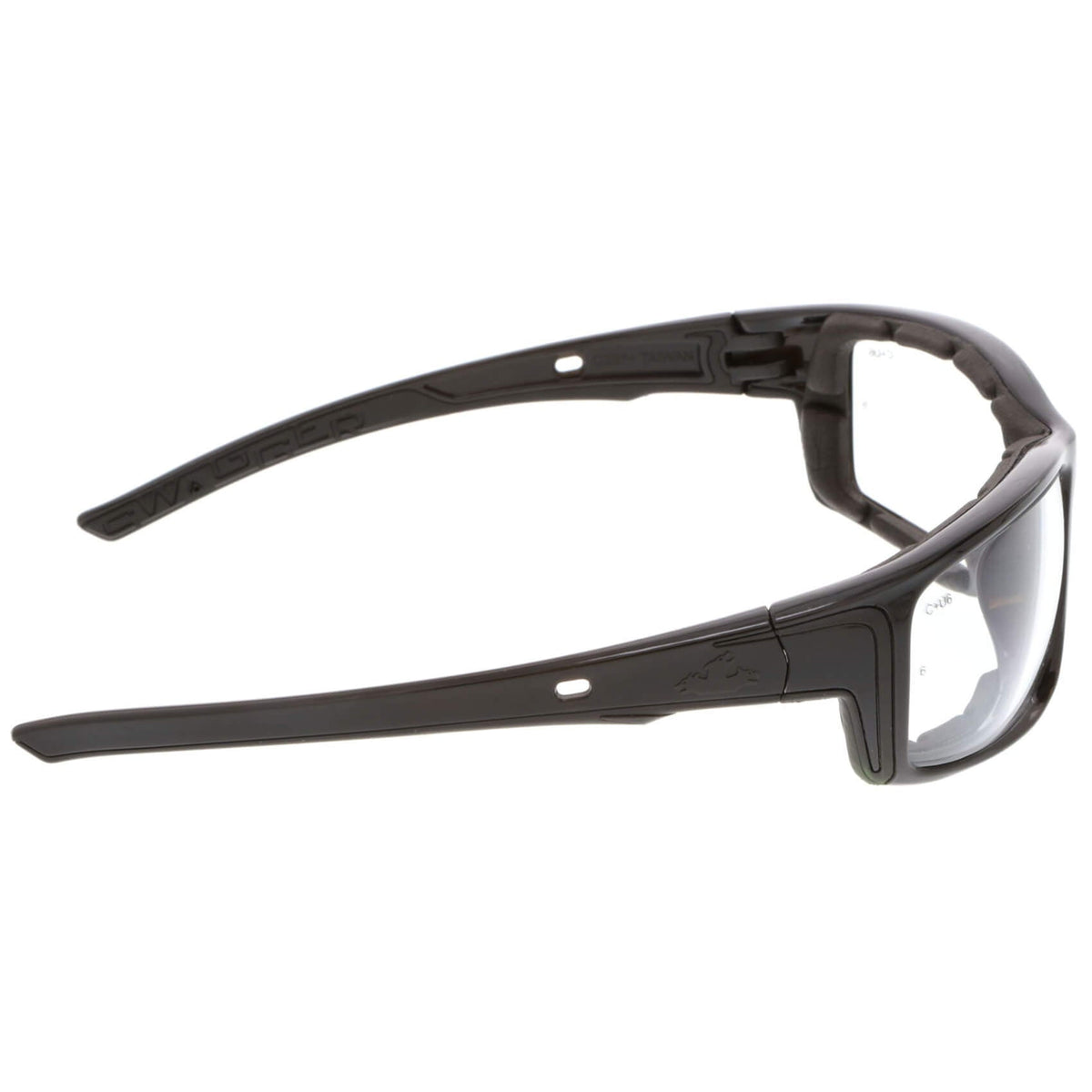 MCR Safety Swagger SR5 Foam-Lined Safety Glasses with Black Frame and Clear Anti-Fog Lens