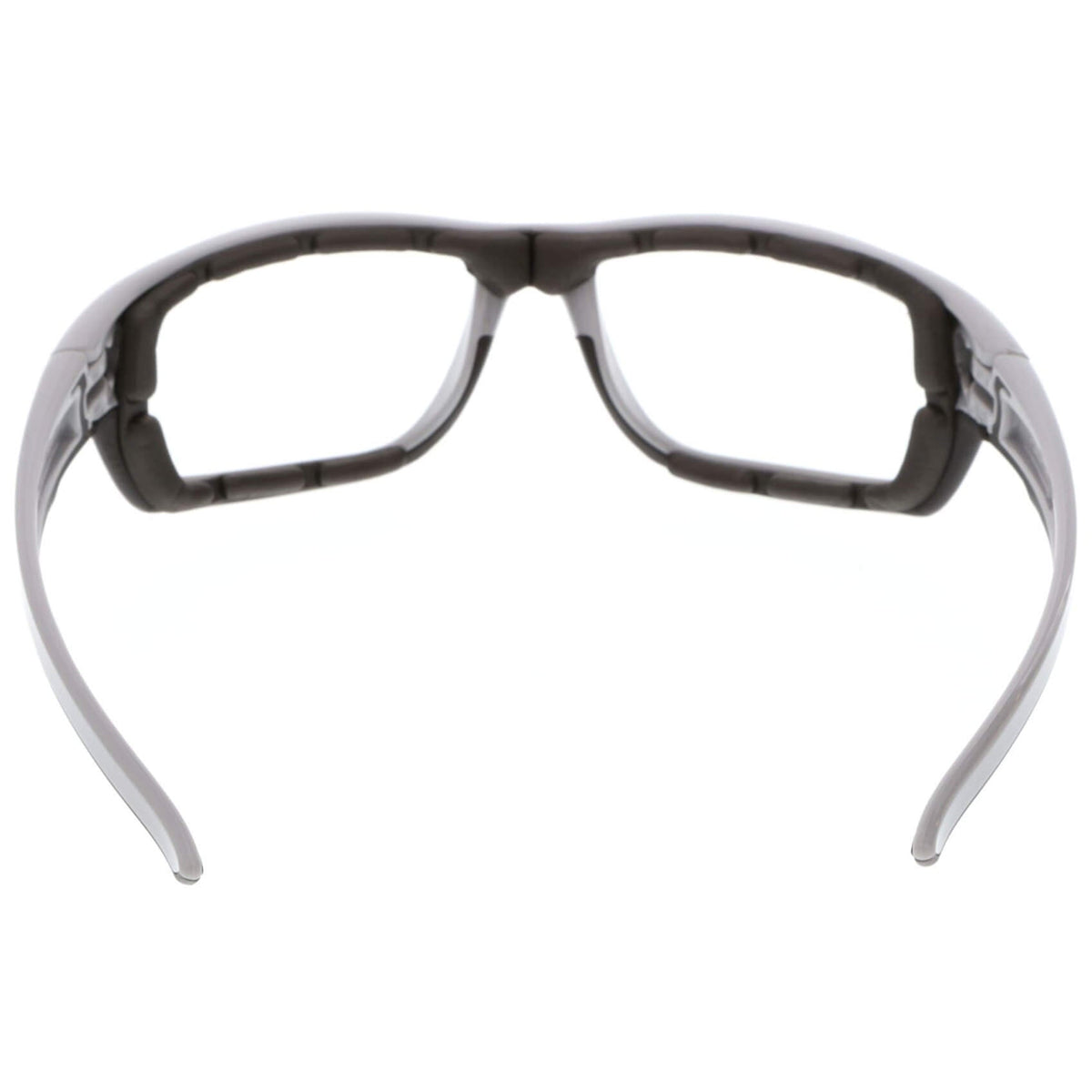 MCR Safety Swagger SR5 Foam-Lined Safety Glasses with Gray Frame and Clear MAX6 Anti-Fog Lens