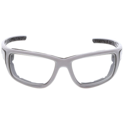 MCR Safety Swagger SR5 Foam-Lined Safety Glasses with Gray Frame and Clear MAX6 Anti-Fog Lens