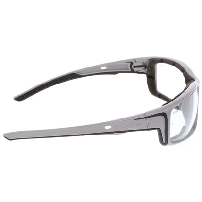 MCR Safety Swagger SR5 Foam-Lined Safety Glasses with Gray Frame and Clear MAX6 Anti-Fog Lens