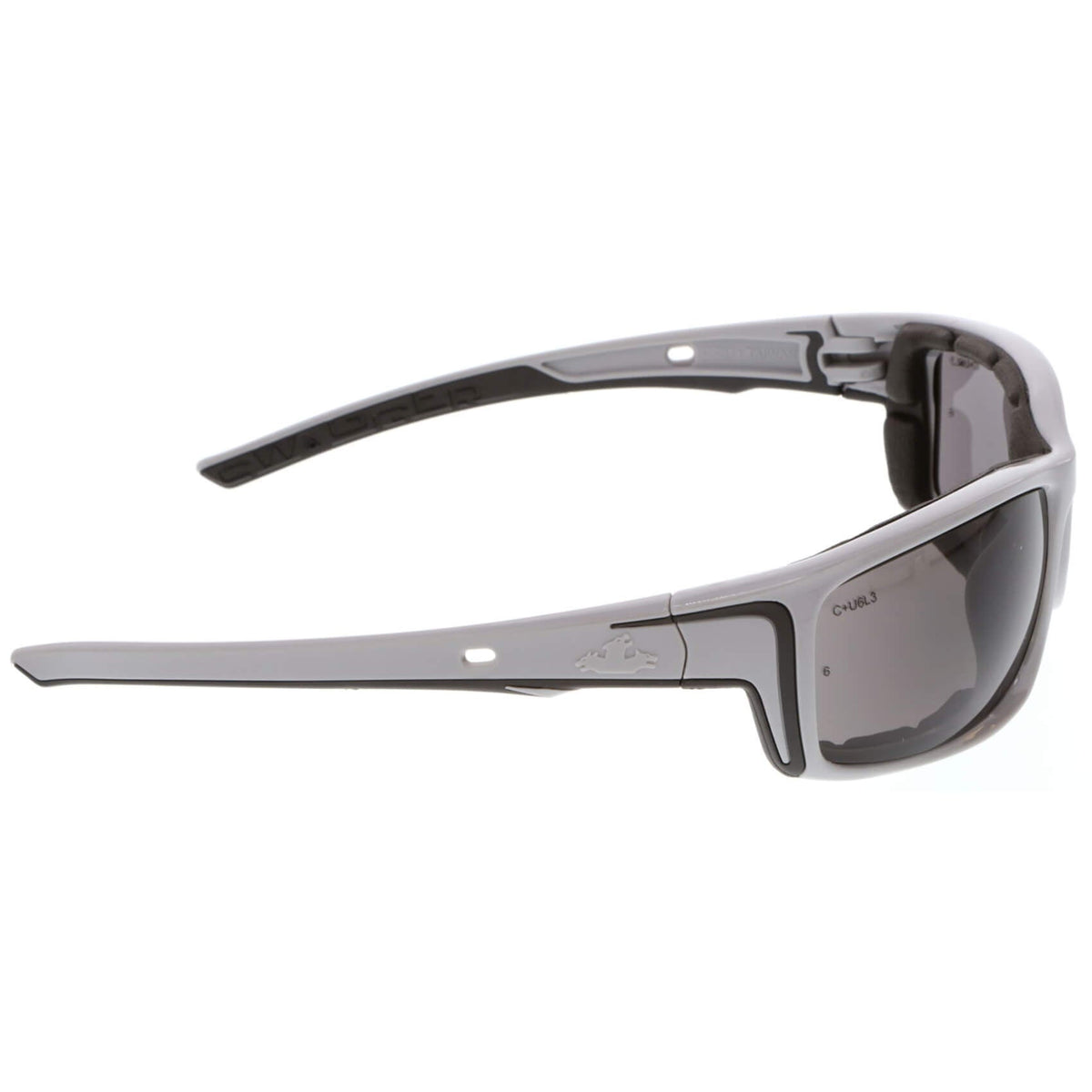 MCR Safety Swagger SR5 Foam-Lined Safety Glasses with Gray Frame and Gray MAX6 Anti-Fog Lens