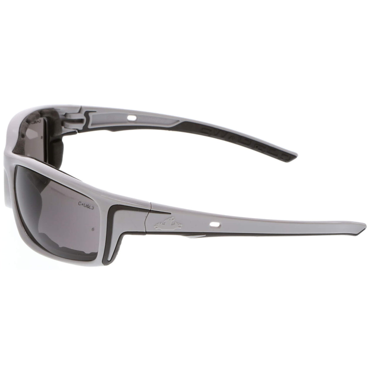 MCR Safety Swagger SR5 Foam-Lined Safety Glasses with Gray Frame and Polarized Gray MAX6 Anti-Fog Lens