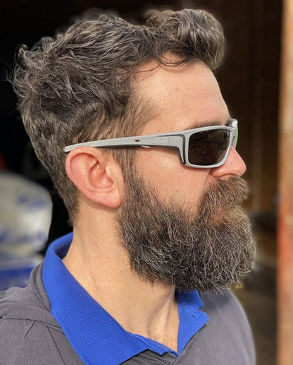 MCR Safety Swagger SR5 Foam-Lined Safety Glasses with Gray Frame and Polarized Gray MAX6 Anti-Fog Lens