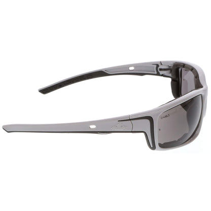 MCR Safety Swagger SR5 Foam-Lined Safety Glasses with Gray Frame and Polarized Gray MAX6 Anti-Fog Lens