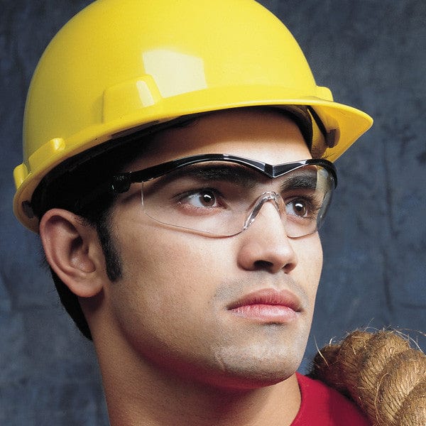 MCR Safety Storm Safety Glasses with Black Frame and Clear Lens