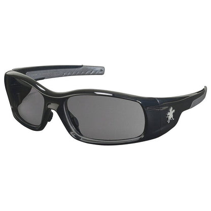 MCR Safety Swagger SR1 Safety Glasses Black Frame with Gray Lenses