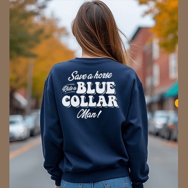 Save A Horse - Crew Sweatshirt - Navy