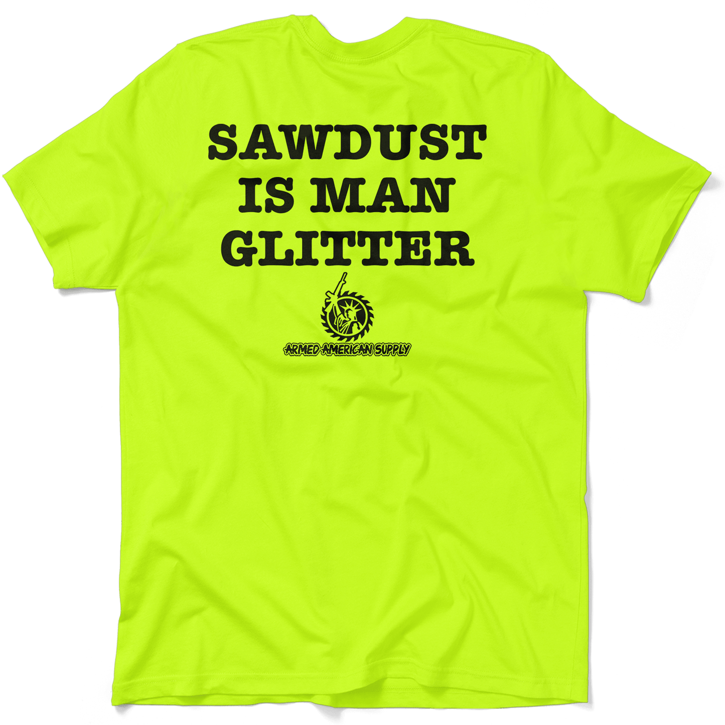 Sawdust - Safety Yellow T-Shirt
