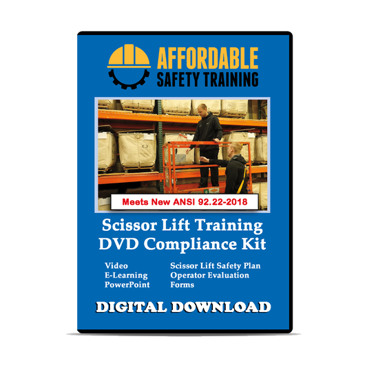 Scissor Lift Operator Training Video Compliance Kit