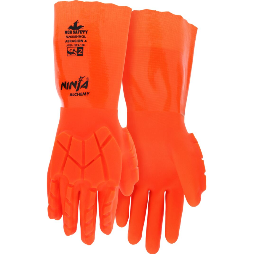 Ninja Alchemy Work Glove Impact 2 High Viz Orange