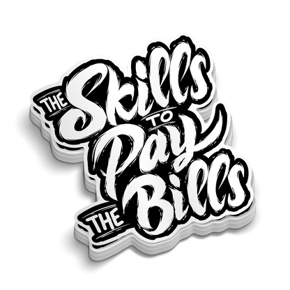 Skills - Hard Hat Sticker