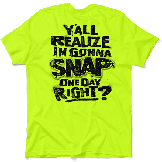 Snap - Safety Yellow T-Shirt