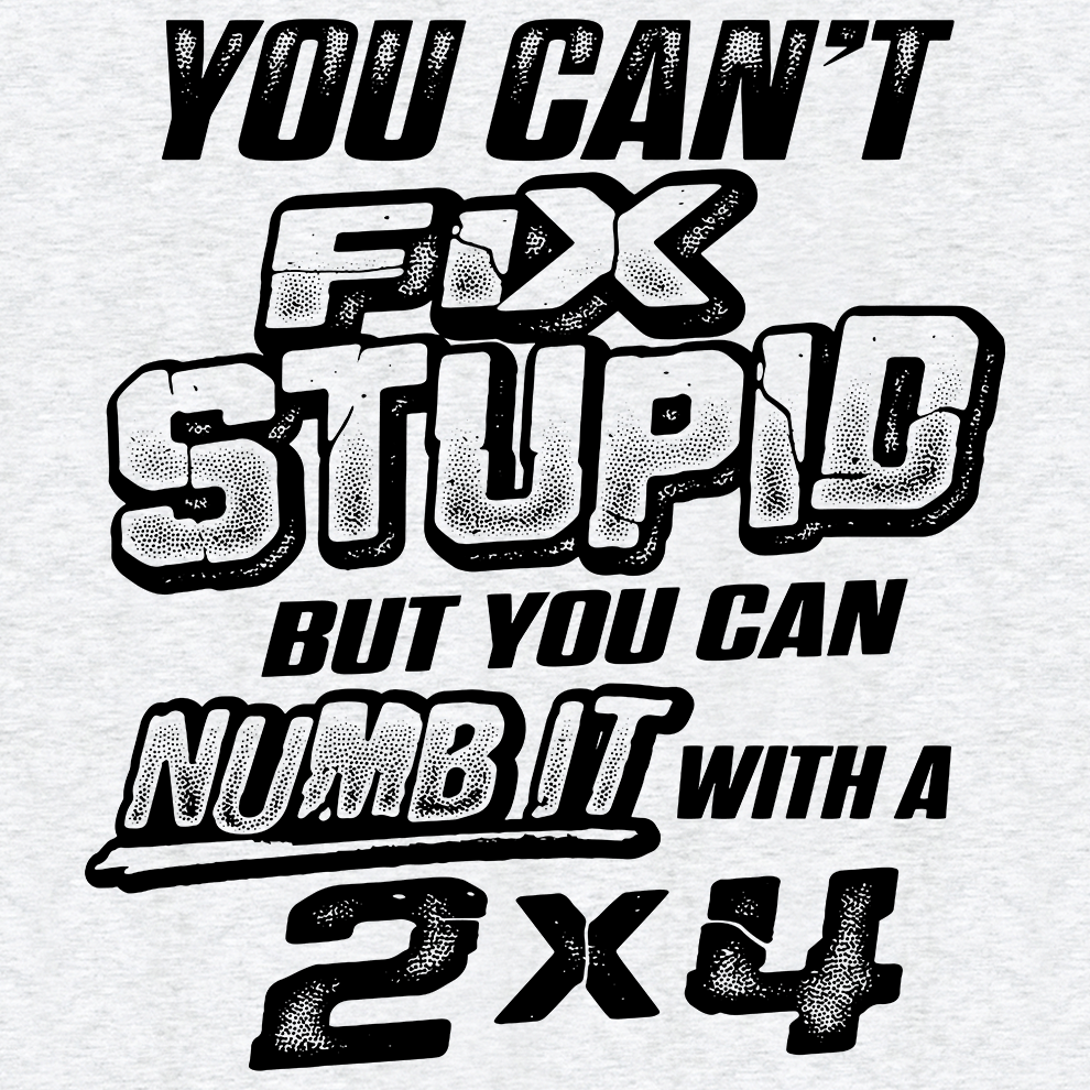 Stupid - Safety Yellow T-Shirt