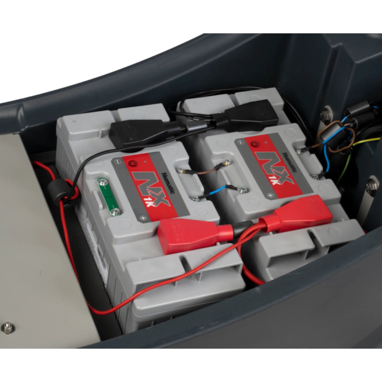 NaceCare TBL 1120/100 Cordless Walk Behind Scrubber – 20", 2 Batteries Included