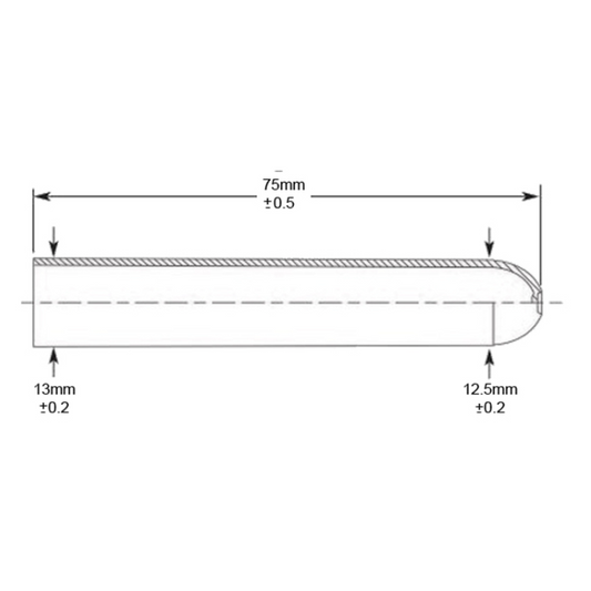 Polystyrene Clear Test Tube 12x75mm 5ml