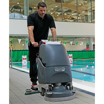NaceCare TGB 817NX Battery Walk Behind Scrubber – 17" Pad Assist, NX300 System