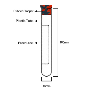 SST Yellow Tiger Top Tube Gel Clot Activator 16x100mm, 8.5 ml PET