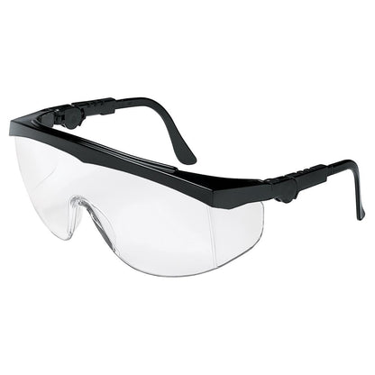 MCR Safety TK1 Safety Glasses Black with Clear Lens