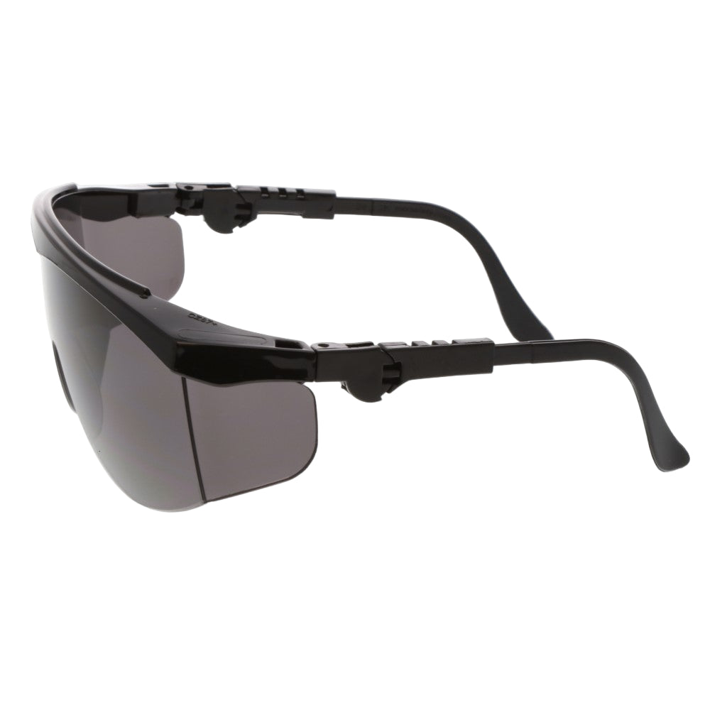 MCR Safety TK1 Safety Glasses Black with Gray Lens