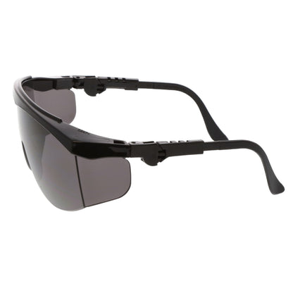 MCR Safety TK1 Safety Glasses Black with Gray Lens