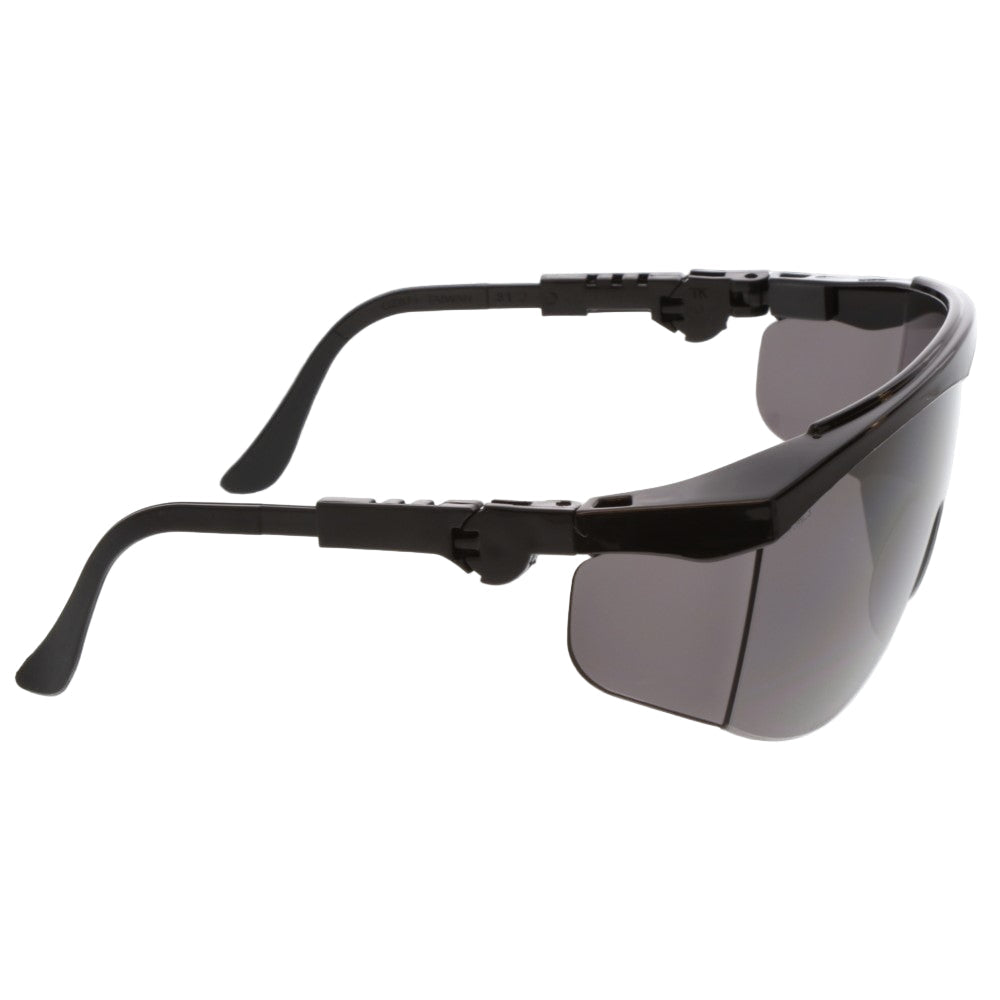 MCR Safety TK1 Safety Glasses Black with Gray Lens