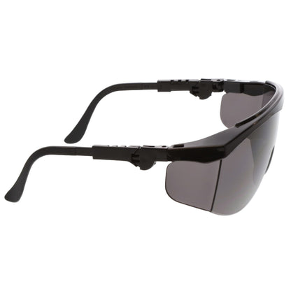 MCR Safety TK1 Safety Glasses Black with Gray Lens
