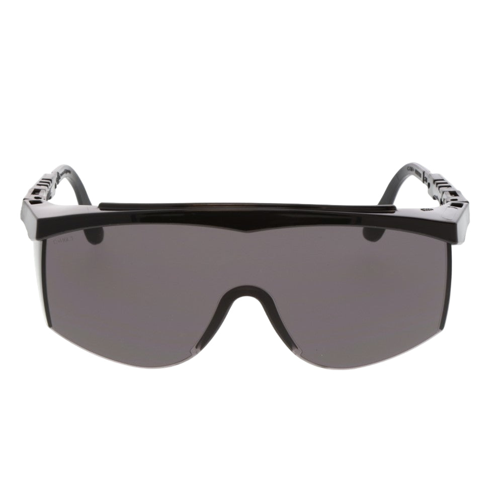 MCR Safety TK1 Safety Glasses Black with Gray Lens