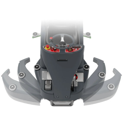 NaceCare TVL 850/250T 26″–34″ Ride-On Scrubber – 5 NX1K Batteries