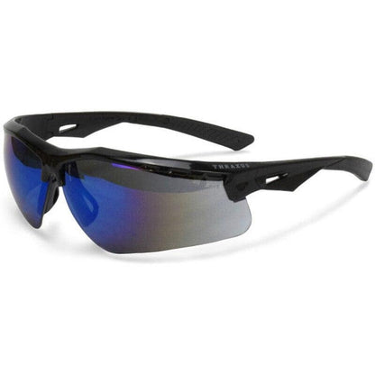 Radians Thraxus Safety Glasses with Blue Mirror Lens