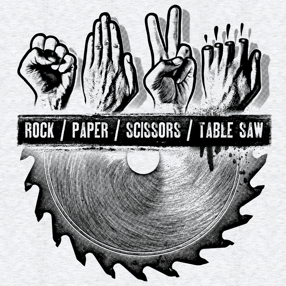 Table Saw - Safety Yellow T-Shirt