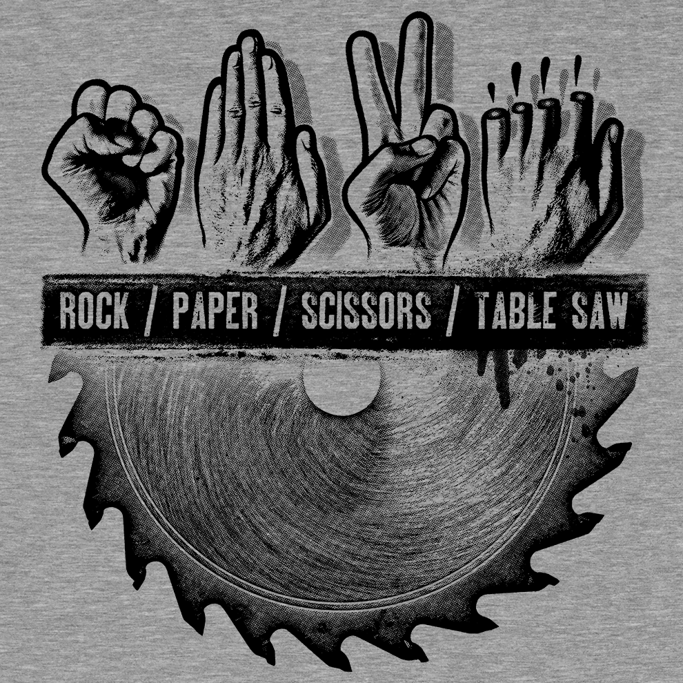 Table Saw - Safety Yellow T-Shirt