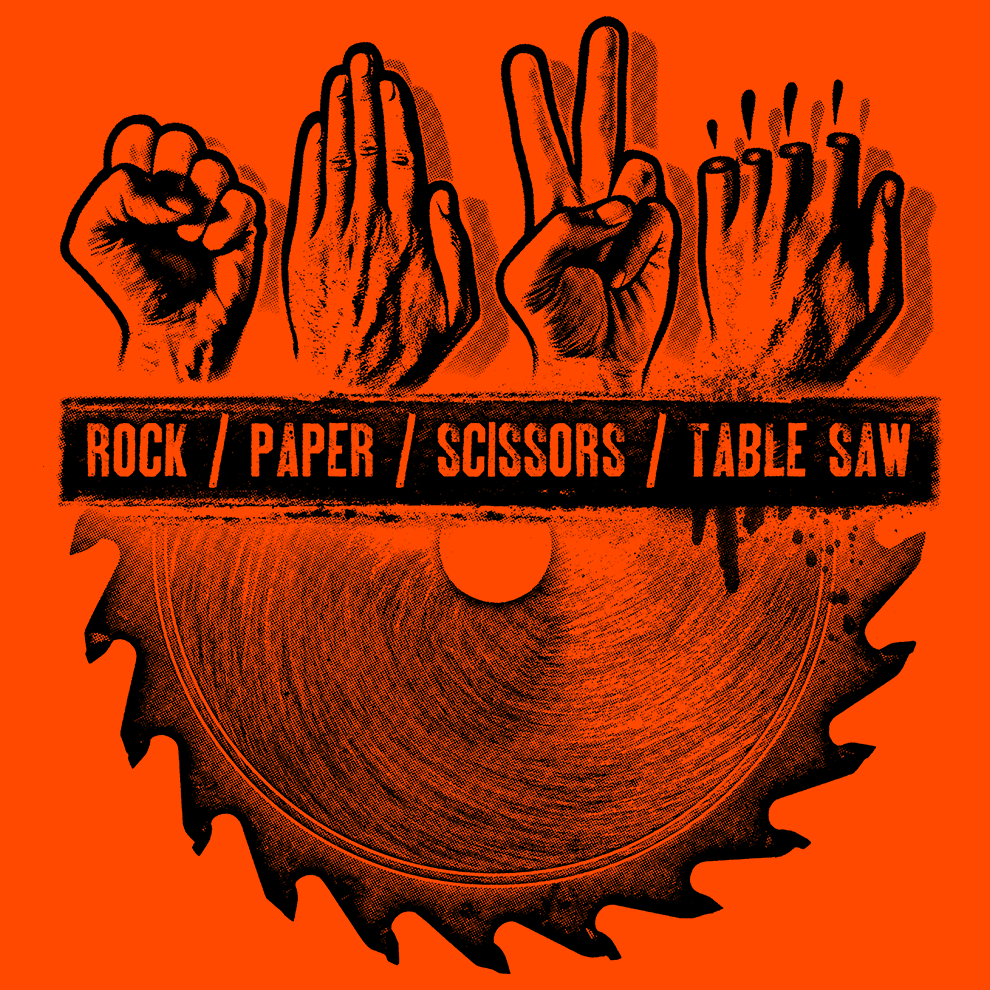 Table Saw - Safety Yellow T-Shirt