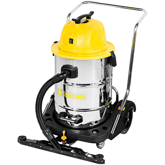 Tornado Taskforce 20 Wet/Dry w/ Trot-Mop (Stainless Steel)
