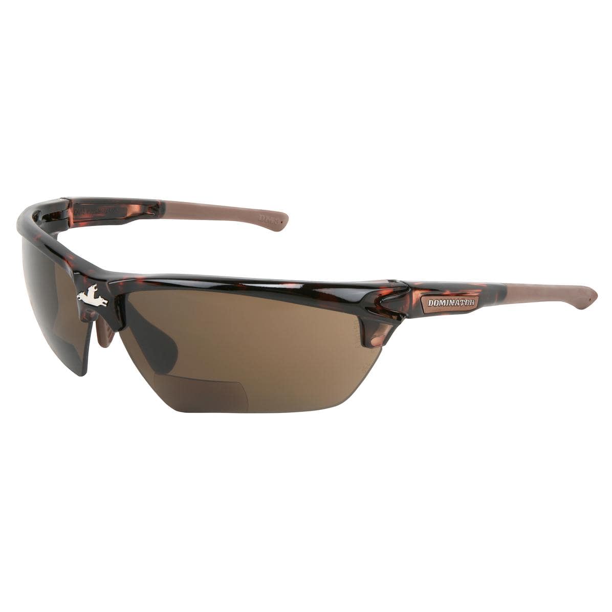 MCR Safety Dominator DM3 Bifocal Safety Glasses Tortoise Frame with Anti-Fog Lenses