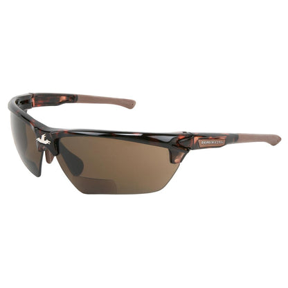 MCR Safety Dominator DM3 Bifocal Safety Glasses Tortoise Frame with Anti-Fog Lenses