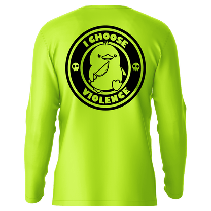 Violence - Hi-Visibility UPF 50 Long Sleeve Sun Shirt