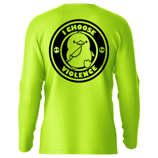 Violence - Hi-Visibility UPF 50 Long Sleeve Sun Shirt
