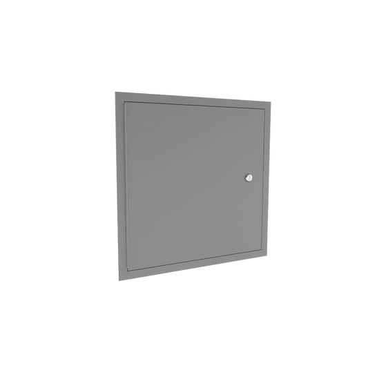 Access Panel 14" X 14" Gray With Cam Easy Access