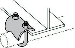 AS51 Right Angle Pipe Clamp EG For Secure Piping Support