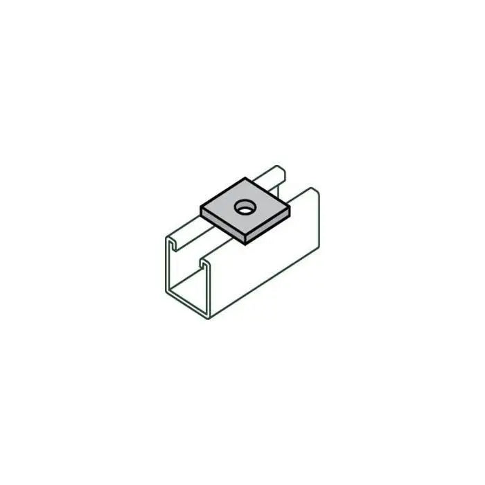 AS619 EG Square Washer For Anvil-Strut Flat Plates 1-5/8" Wide