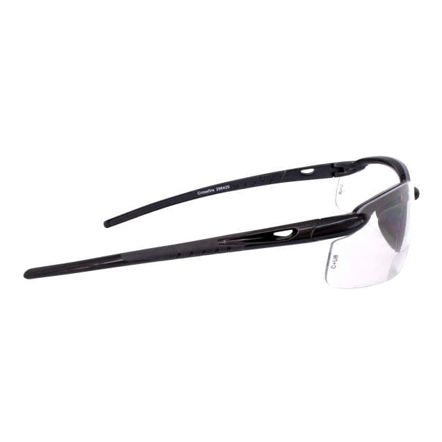 Crossfire ES5 Bifocal Safety Glasses Pearl Gray with Clear Lenses