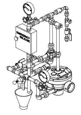 Conventional Deluge Valve Modular Trim For Angle Valves