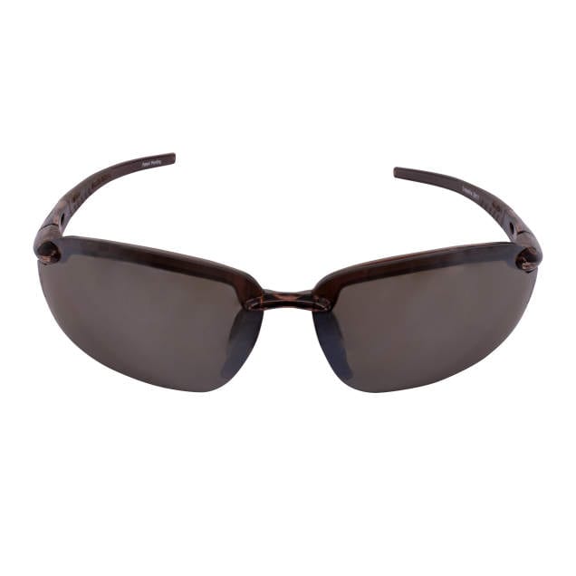 Crossfire ES5 Safety Glasses Brown with HD Brown Flash Mirror Lenses
