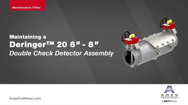 20" Deringer Low Head Loss Double Check Valve Assembly