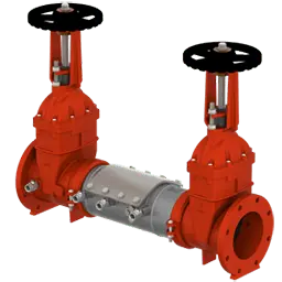 Deringer 20G Double Check Backflow Assembly With Valves