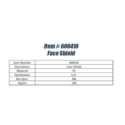 Face Shield (220pcs)